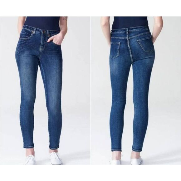 Universal Standard Denim - UNIVERSAL STANDARD  Seine Blue Denim Skinny Jeans High Rise  sz 12